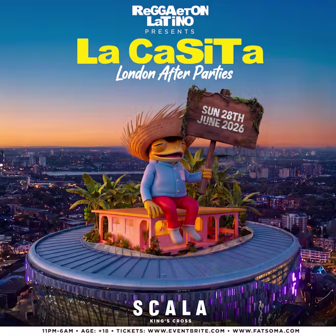 REGGAETON LATINO 'BAD BUNNY AFTER PARTY - LA CASITA EDITION 27TH JUNE 2026
